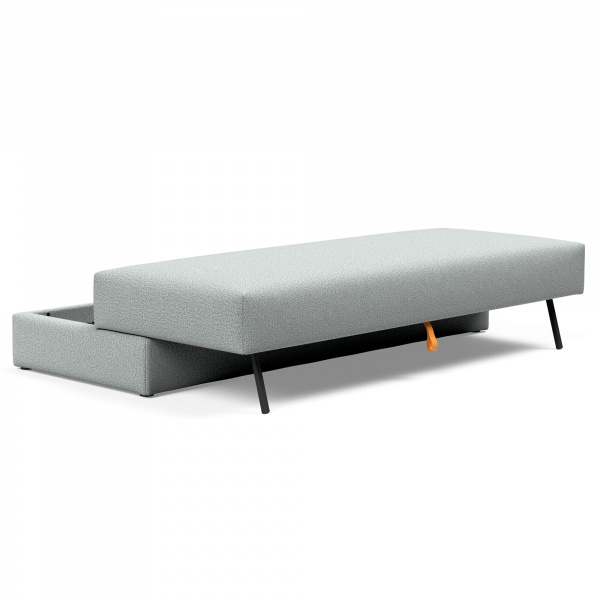 95-543091538-BED Walis Daybed Sleeper Sofa in Melange Grey