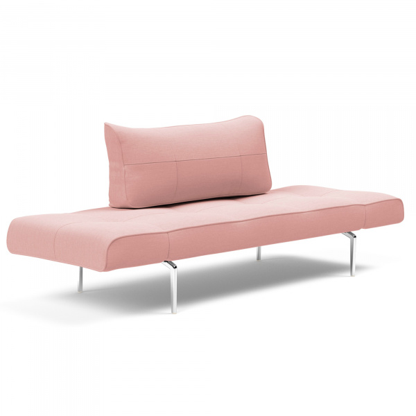 95-740021570-2-19-6 Zeal Sleeper Sofa with  Aluminum Frame in  Dusty Coral