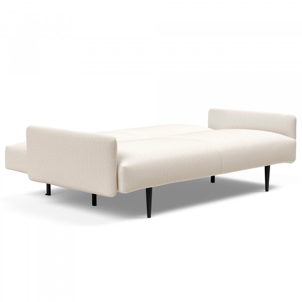 95-742048531-10-3-2 Frode Sleeper Sofa with Upholstered Boucle Arms in Off White