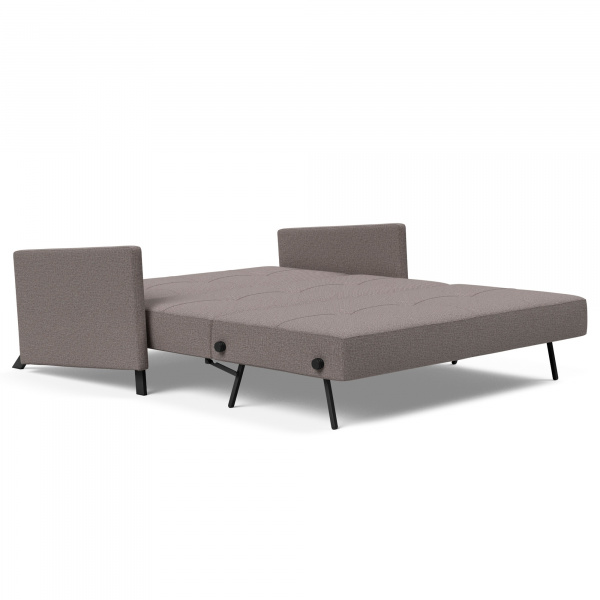 95-744029020521-2 Cubed 02 Sleeper Sofa with Arms in Mixed Dance Grey