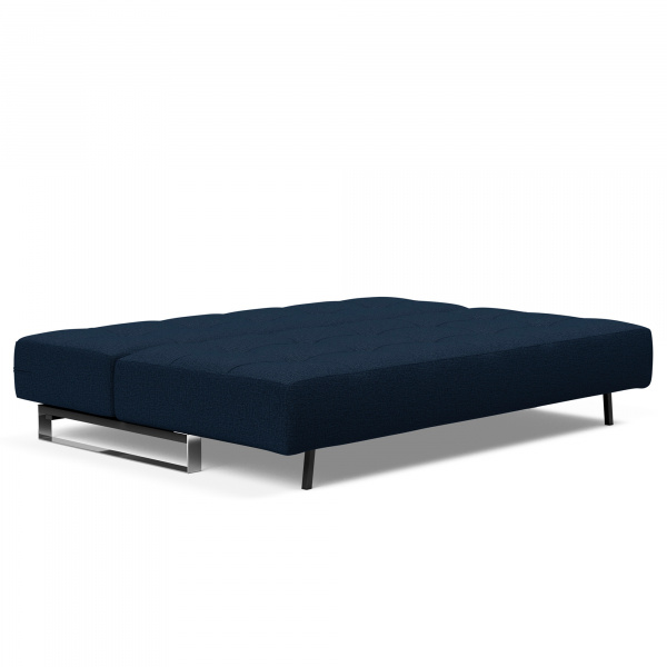 95-748260528-0-2 Supremax D.E.L. Sleeper Sofa with Chrome Legs in Mixed Dance Blue