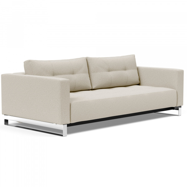 95-748282527-0-2 Cassius D.E.L. Sleeper Sofa with Chrome Legs in Mixed Dance Natural