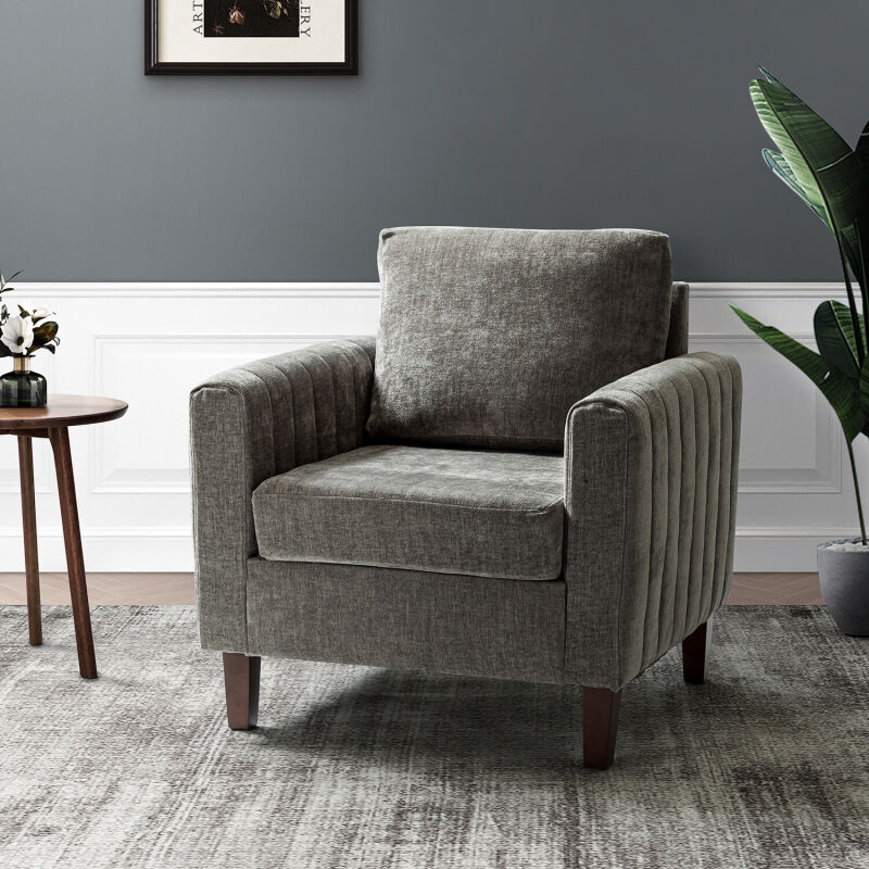 CHHQ0469-GREY Cephisus Contemporary Style Club Chair in Grey
