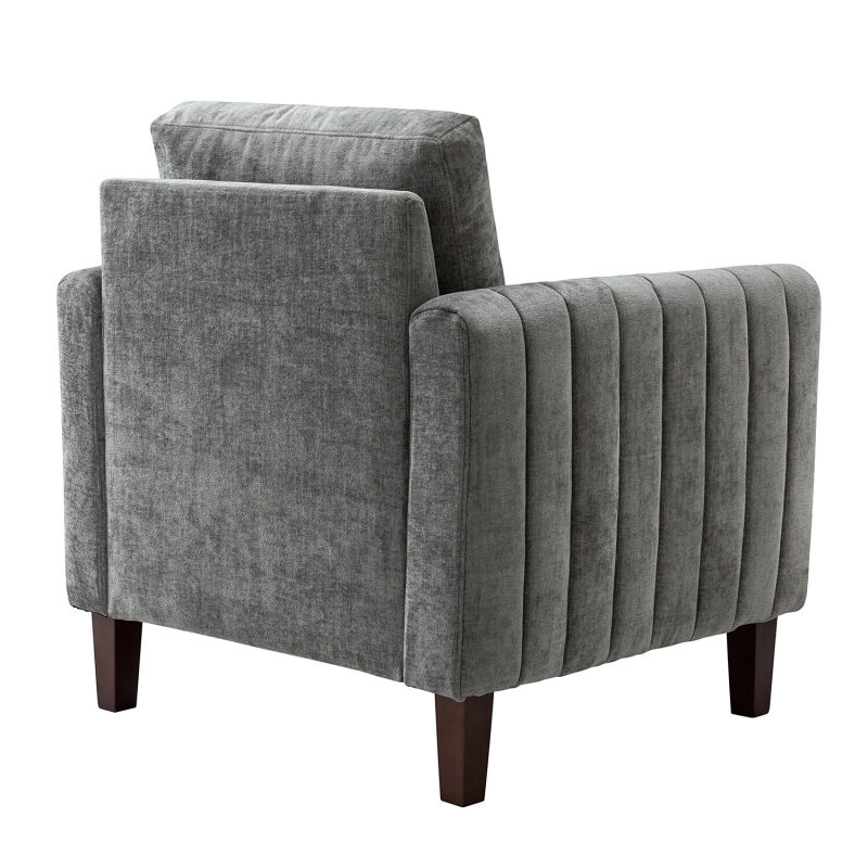 Chhq0469 Grey Karat Home Cephisus Contemporary Style Club Chair Grey 4