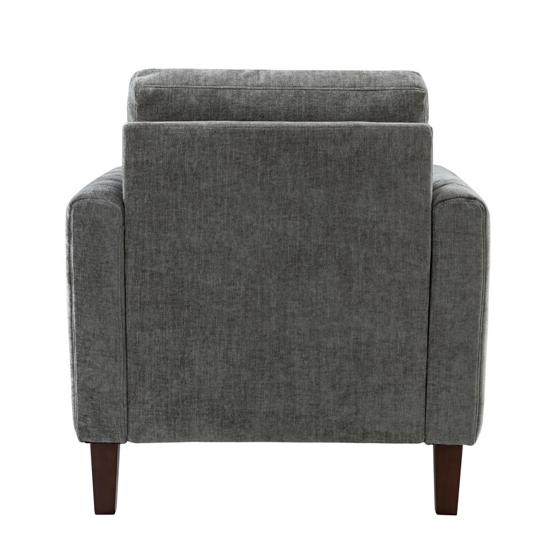 Chhq0469 Grey Karat Home Cephisus Contemporary Style Club Chair Grey 5