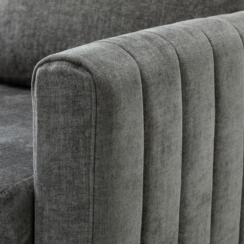 Chhq0469 Grey Karat Home Cephisus Contemporary Style Club Chair Grey 8