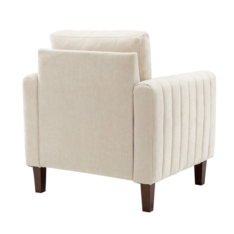 Chhq0469 Ivory Karat Home Cephisus Contemporary Style Club Chair Ivory 4