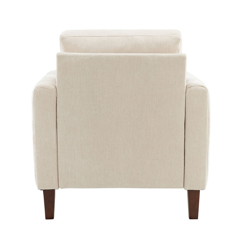 Chhq0469 Ivory Karat Home Cephisus Contemporary Style Club Chair Ivory 5