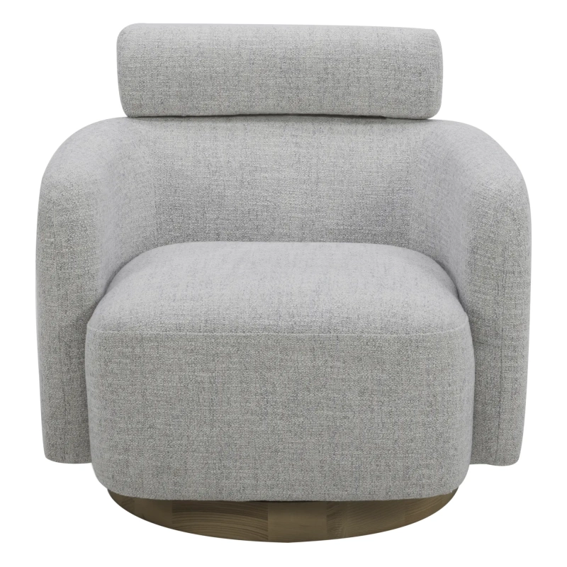 Cht1227 A303 Ray Modern Swivel Accent Barrel Chairs 1