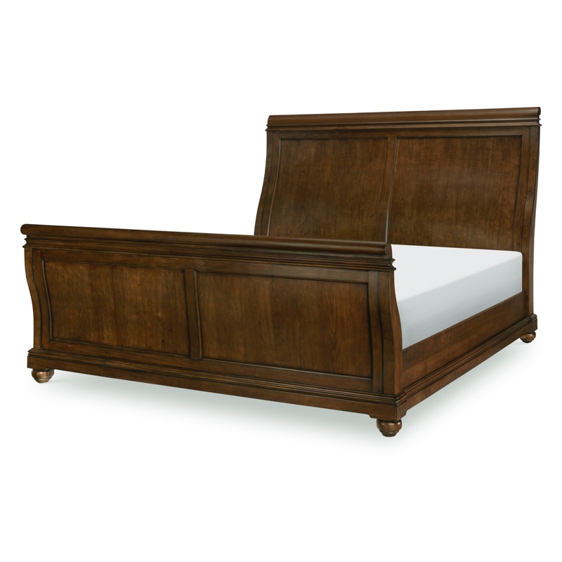 Coventry Sleigh Bed 50 in Cherry Queen by Legacy