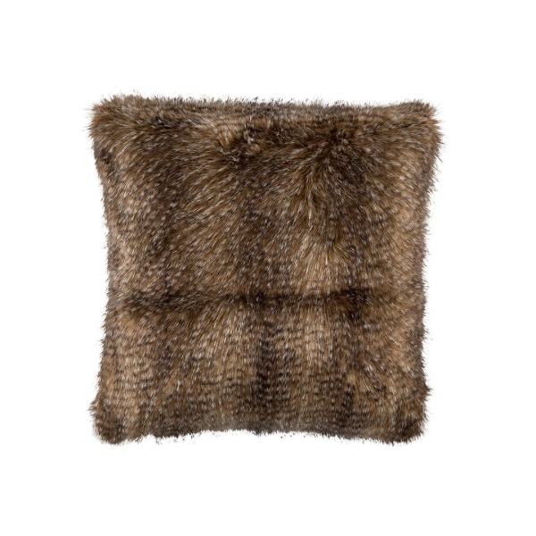Chestnut Fur Square Pillow 24x24