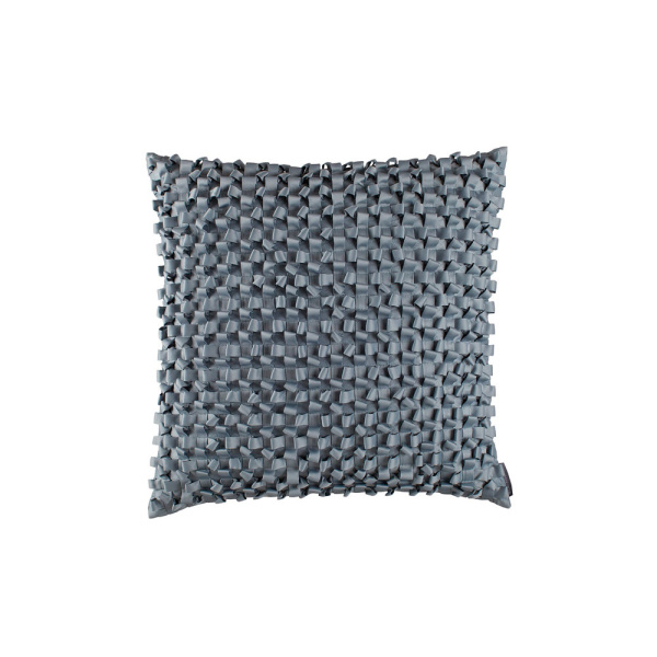 Ribbon Sq. Pillow / Blue S&S 20x20