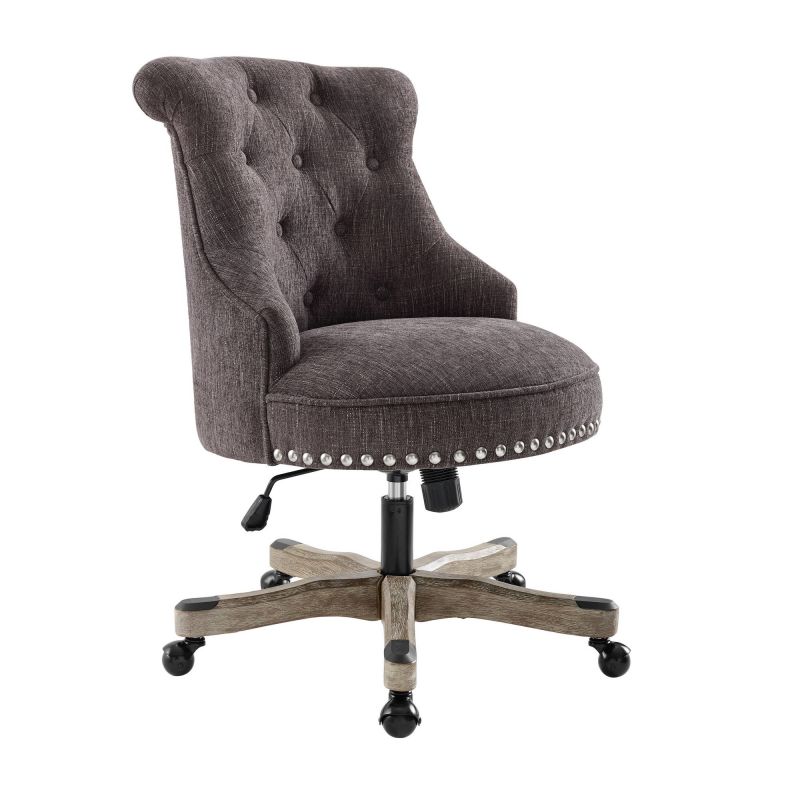 178403CHAR01U Sinclair Office Chair, Charcoal Gray