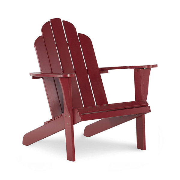 21150RED-01-KD-U Red Adirondack Chair