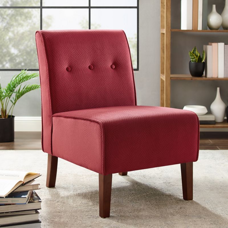 36096RED-01-KD-U Coco Accent Chair - Red