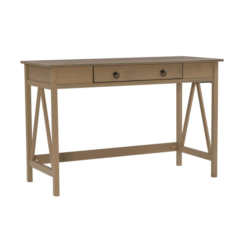 86154GRY-01-KD-U Titian Driftwood Desk