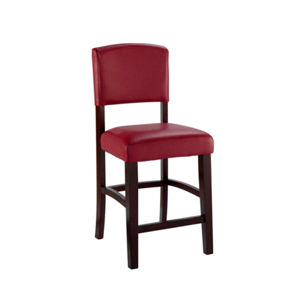 0217RED-01-KD-U Monaco Counter Stool Red 24