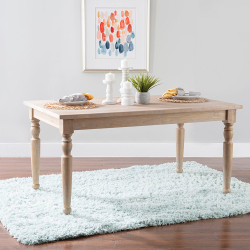 W03486L Avalon Light Natural Brown Rectangle Table