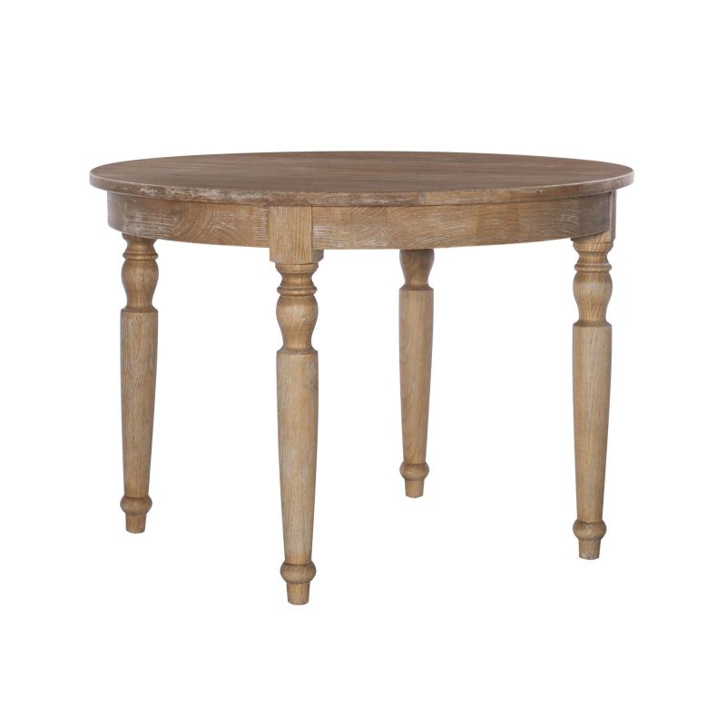W03487L Avalon Light Natural Brown Round Table
