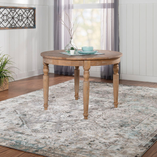 W03487L Avalon Light Natural Brown Round Table