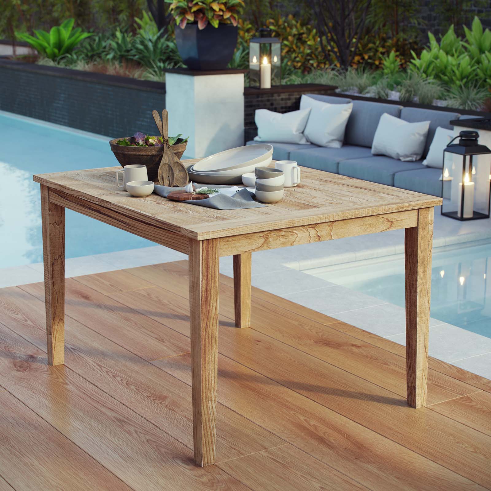 Stylish And Durable Teak Outdoor Tables For Your Patio