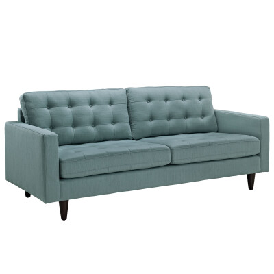 EEI-1011-LAG Empress Upholstered Fabric Sofa Laguna