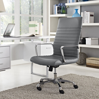 EEI-1061-GRY Finesse Highback Office Chair Gray
