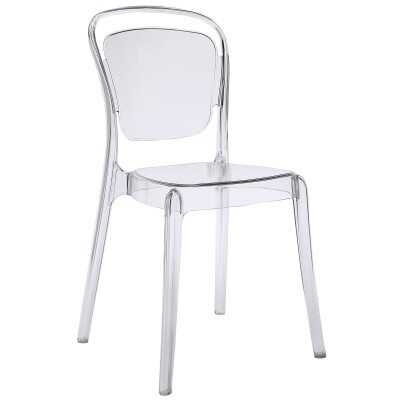 EEI-1070-CLR Entreat Dining Side Chair Clear