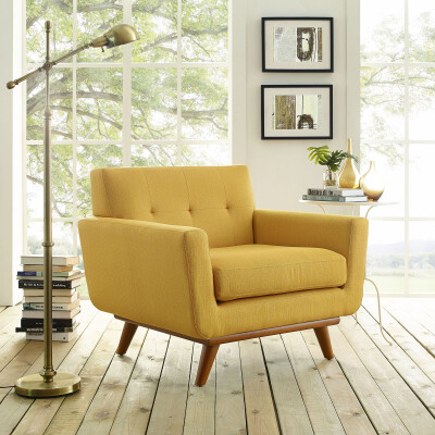 EEI-1178-CIT Engage Upholstered Fabric Armchair Citrus