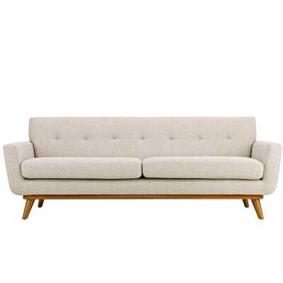 EEI-1180-BEI Engage Upholstered Fabric Sofa Beige