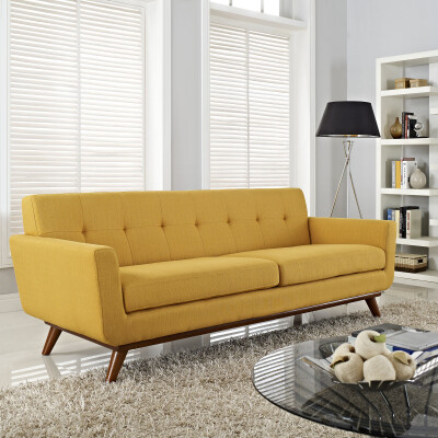 EEI-1180-CIT Engage Upholstered Fabric Sofa Citrus