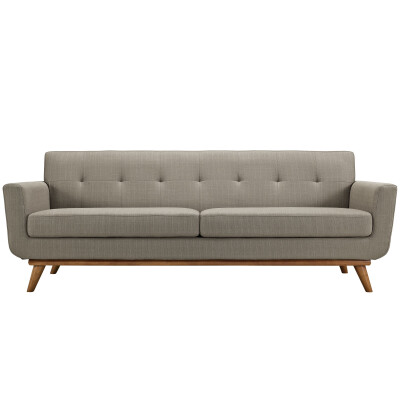 EEI-1180-GRA Engage Upholstered Fabric Sofa Granite