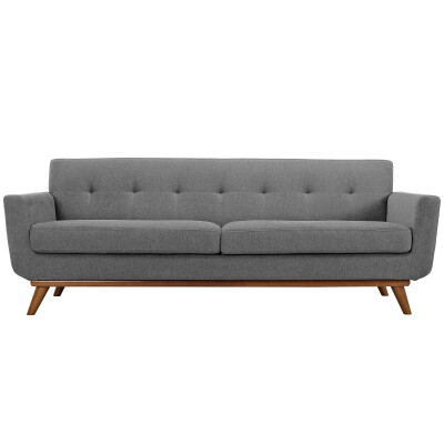 EEI-1180-GRY Engage Upholstered Fabric Sofa Expectation Gray
