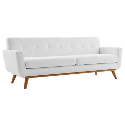 EEI-1180-WHI Engage Upholstered Fabric Sofa White