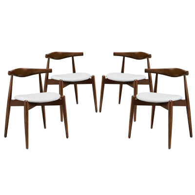 EEI-1378-DWL-WHI Stalwart Dining Side Chairs (Set of 4)