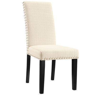 EEI-1384-BEI Parcel Dining Fabric Side Chair Beige