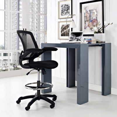 EEI-1423-BLK Veer Drafting Chair Black