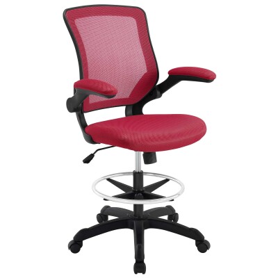 EEI-1423-RED Veer Drafting Chair Red