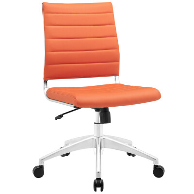 EEI-1525-ORA Jive Armless Mid Back Office Chair Orange