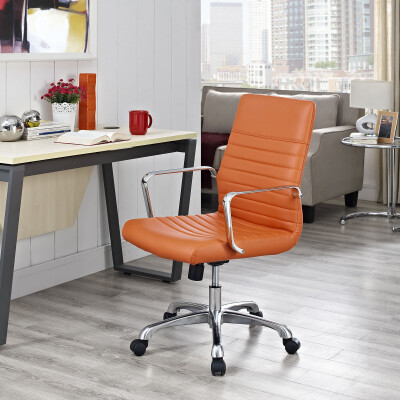 EEI-1534-ORA Finesse Mid Back Office Chair Orange