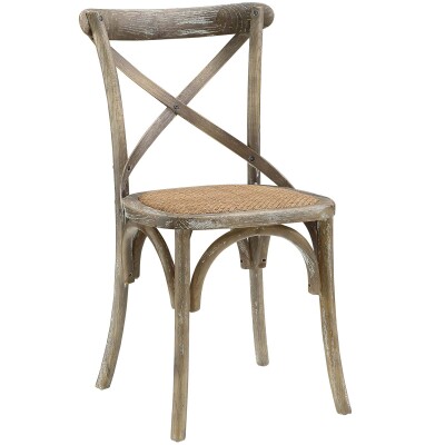 EEI-1541-GRY Gear Dining Side Chair Gray