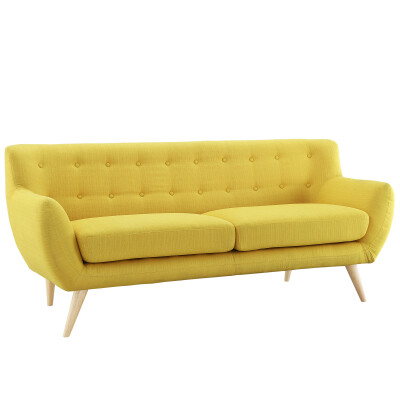 EEI-1633-SUN Remark Upholstered Fabric Sofa Sunny