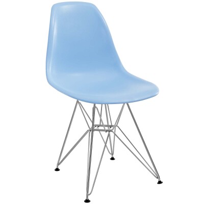 EEI-179-LBU Paris Dining Side Chair Blue