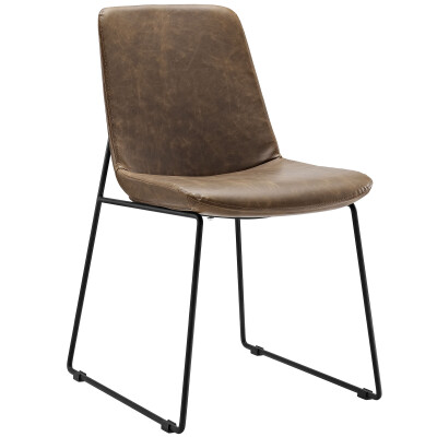 EEI-1805-BRN Invite Dining Side Chair Brown
