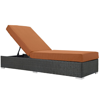 EEI-1862-CHC-TUS Sojourn Outdoor Patio Sunbrella® Chaise Lounge