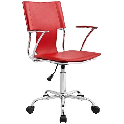 EEI-198-RED Studio Office Chair Red