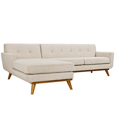 EEI-2068-BEI-SET Engage Left-Facing Sectional Sofa Beige