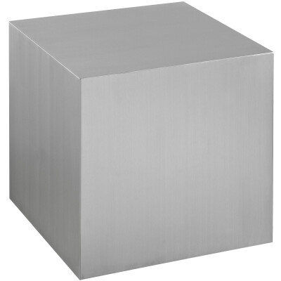 EEI-2097-SLV Cast Stainless Steel Side Table