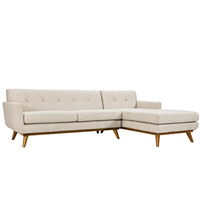 EEI-2119-BEI-SET Engage Right-Facing Sectional Sofa Beige