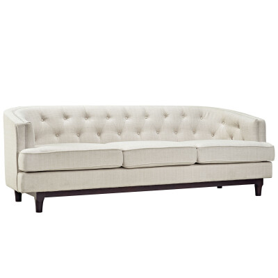 EEI-2131-BEI Coast Upholstered Fabric Sofa Beige